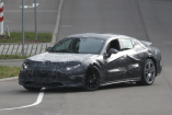 Mercedes Erlkönig Premiere: Erster vollelektrischer AMG GT: Spy Shot Debüt: Vollelektrischer 1.000-PS-AMG-GT 2026