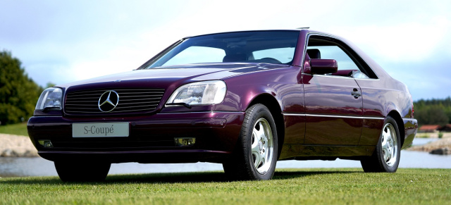 Ausstellungsfahrzeug: 1996er Mercedes-Benz CL 420 Coupé (BR 140): Aufwendig restauriert: Das Designo-Unikat vom Autosalon Paris