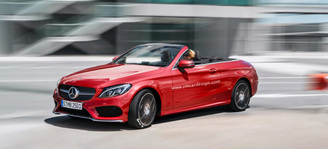 Vorschau: Mercedes-Benz C-Klasse Cabriolet: Aktuelle Renderings von der C-Klasse Frischzelle 2016