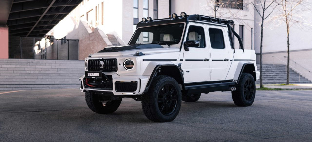 G-Klasse extrem: BRABUS 800 Adventure XLP SUPERWHITE: Der Weiße Riese