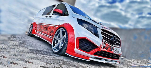 Mercedes-Benz Vito Tuning: Low & loud: Boombastischer Vito-Breitbau