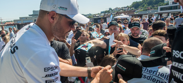 Valterie Bottas gibt Startschuss für Petronas-Öl-Verkauf bei Edeka: Supergeiles Öl!