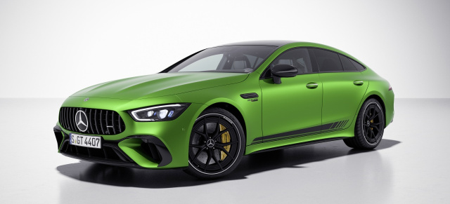 Verkaufsstart für den Mercedes-AMG GT 63 S E PERFORMANCE: Der 843 PS starke AMG Hybrid ist ab 196.897 € zu haben