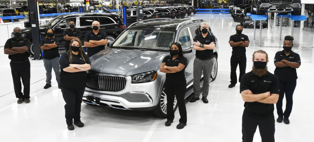 Mercedes-Benz in Tuscaloosa, Alabama: Job 1: Der erste Mercedes-Maybach GLS‭ ‬600 verlässt das Werk