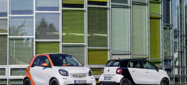 Klein aber großartig: Der neue smart fortwo & forfour: Premiere für die neue smart Generation mit zwei und vier Türen