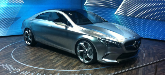 CLA-Studie auf der AMI Leipzig 2012: Viertüriges Coupé Concept Style Coupé ist der Hingucker auf der AMI-Leipzig