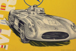 Mercedes-Benz feiert Mille-Miglia-Sieg von 1955: For Sale: Originales Mercedes-Benz Mille Miglia Poster