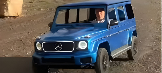 Mercedes-Benz G580 Nachbau im Maßstab 1:2: Halb so groß aber voll fahrbar: Mercedes G580 EQ Miniatur-Nachbau