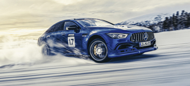 AMG Winter Experience, Saison 2021: Faszination AMG mit Fahrerlebnisse auf schwedischem Eissee erleben