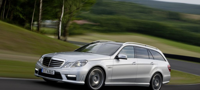 Neu: E 63 AMG T-Modell: High-Performance-Kombi mit Traumdaten
