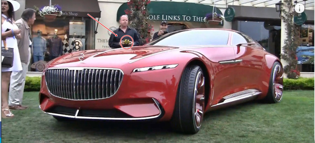 Vision Mercedes-Maybach 6: Video: Das neue Mercedes-Maybach Showcar lässt sich per Fernbdienung lenken und fahren 