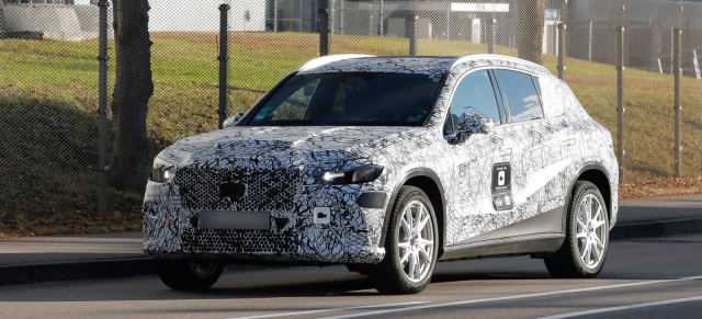 Mercedes Erlkönig erwischt: Spy Shot: aktuelle Bilder vom Mercedes GLC EV