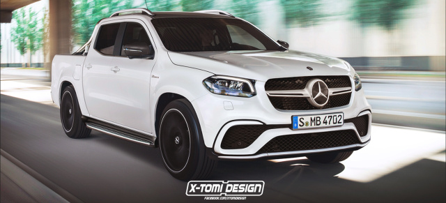 Mercedes von morgen: Ist ein Mercedes-AMG X63 denkbar? : Visionärer Ausblick: Sähe so die AMG-Version des Mercedes-Benz Pickups aus?