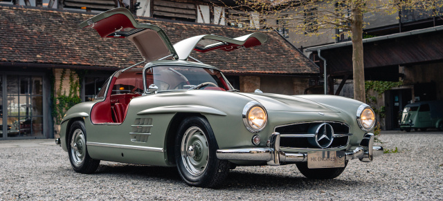 Sterne unterm Hammer: Mercedes-Benz 300 SL (W198) von HK-Engineering: Die perfekte Symbiose: Ein Flügeltürer der Kontraste