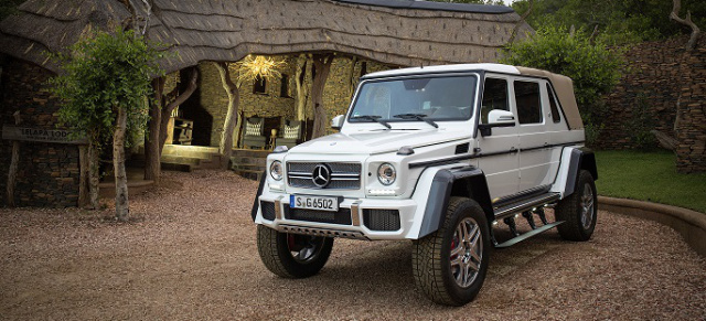 Mercedes-Maybach G650 Landaulet für den guten Zweck: 1.200.000 Euro: Der letzte G650 Landaulet wurde versteigert 