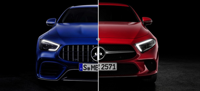 Mercedes Coupés Kopf an Kopf: Gesichtsvergleich: Mercedes-Benz CLS vs. AMG GT 4-Türer Coupé