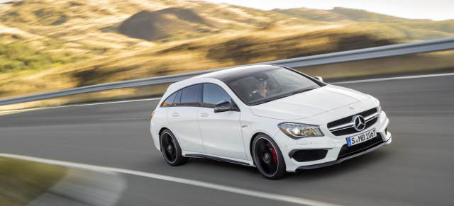 Mercedes CLA Shooting Brake: Bestellbar ab 29.809,50 Euro  : Ab sofort zu haben: Verkaufsfreigabe für den CLA Shooting Brake 