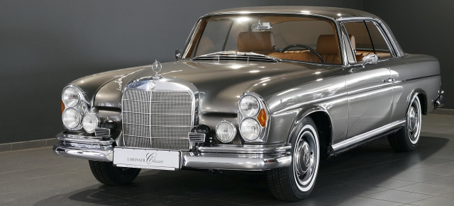 Sterne unterm Hammer: 300 SE Coupé von Lorinser Classic: Eleganz par excellence: Mercedes-Benz 300 SE Coupé (W112)