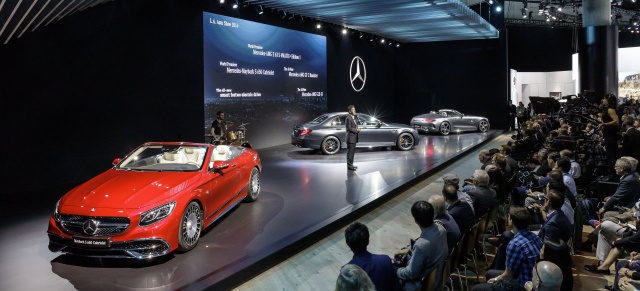 LA Auto Show 2016: Live-Bilder: Präsentation von Mercedes-Benz Cars  auf der LA Auto Show