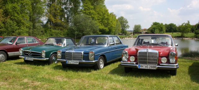 vdh-Jahrestreffen, Ornbau 2010: Pfingsten in Ornbau  Die Stadt der Heckflossen - viele Bilder vom vdh-Jahrestreffen 2010 - wo gibt es mehr Mercedes Old- und Youngtimer?