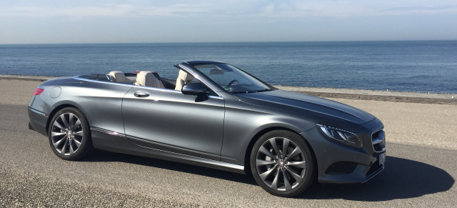 Mooie Auto - wir cruisen mit dem S500 Cabrio die holländische Küste entlang: (E)S ist einfach ein geiles Gefühl - Fahrbericht Mercedes-Benz S500 Cabrio