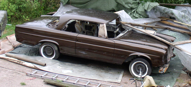 Straight outta Compton: Hinterhof-Fund: Seltenes Mercedes-Benz W111 Coupé aus Los Angeles