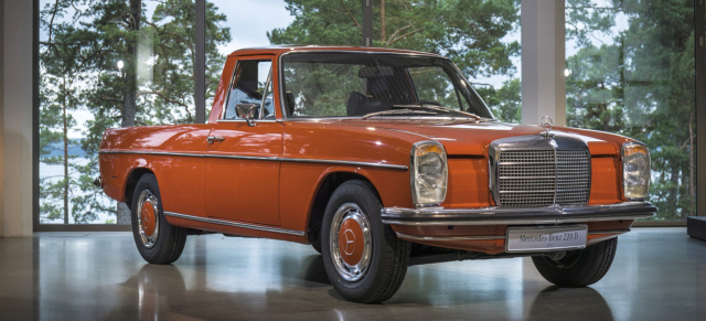 "La Pickup": 1972 Mercedes-Benz 220d "Strich-Acht" Pick aus Argentinien (W115)