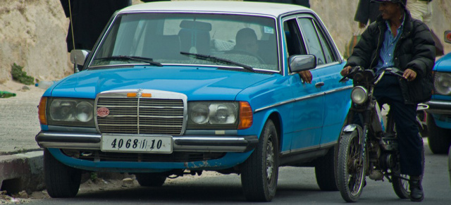 Die unverwüstlichen Sterne von Marokko: Impressionen von den Mercedes-Taxis im Nordwesten von Afrika