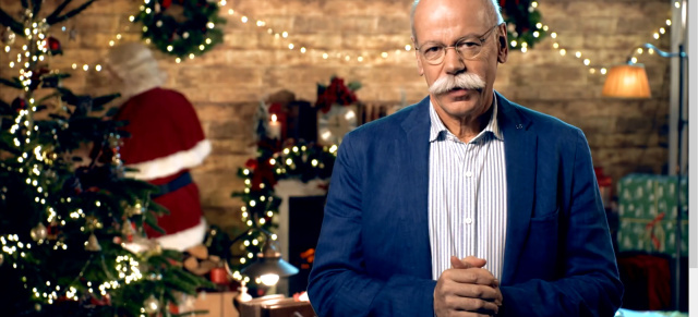 Daimler Weihnachtsvideo 2018: Dieter Zetsche zum letzten Mal in einer witzigen Rolle:  Videobotschaft zum Jahresende 2018