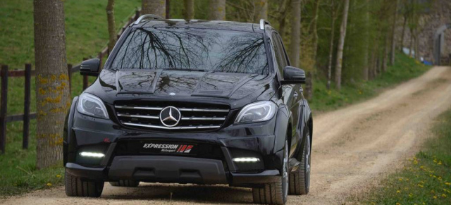 Extrabreit: Mercedes-M-Klasse (W166) von Expression Motorsport: Belgischer Tuner präsentiert neues Performance-Kit für den Mercedes ML