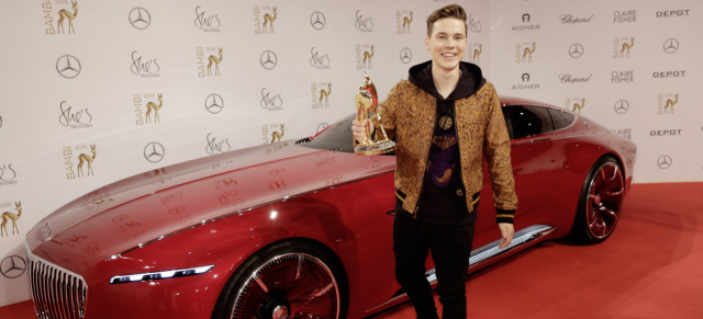 68. BAMBI-Verleihung in Berlin: BAMBI: Debut von Felix Jaehn als neuer Mercedes-Benz Markenbotschafter 