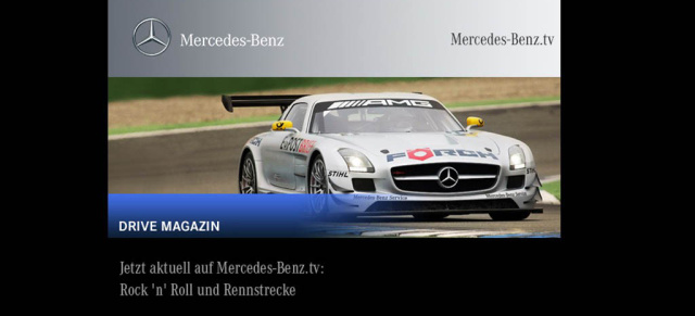 Jetzt aktuell auf Mercedes-Benz.tv: Rock'n Roll und Rennstrecke:
