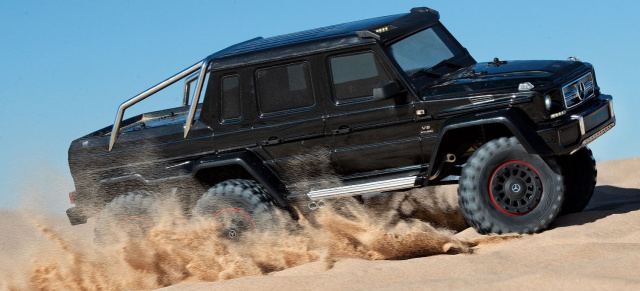 Mercedes-Benz G63 AMG 6x6 von Traxxas: Klein(er) aber großartig: Originalgetreues RC-Modell vom G63 AMG 6x6