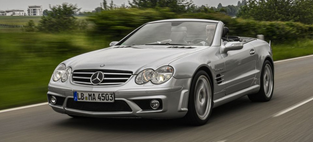 Aufstrebender Klassiker: Dampfhammer im Maßanzug: Mercedes-Benz SL 55 AMG R230