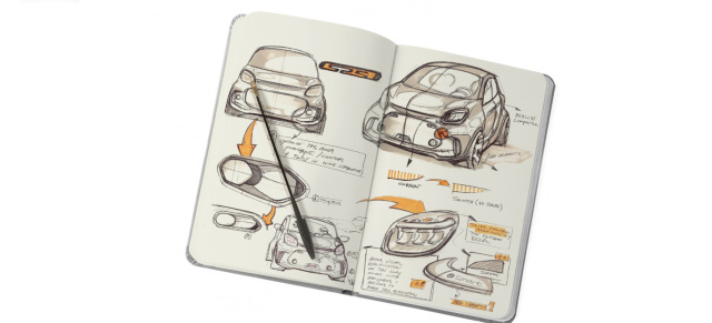 IAA 2019 smart(er) Vorgucker: Ausblick: Erste offizielle Designskizze vom smart EQ fortwo Facelift