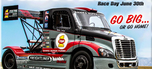 Pikes Peak 2013: Ein Freightliner-LKW (Daimler Truck)  wird zum Gipfelstürmer (Video): Das 2000 PS Ungetüm tritt am 30. Juni beim legendären "Race to the clouds" an