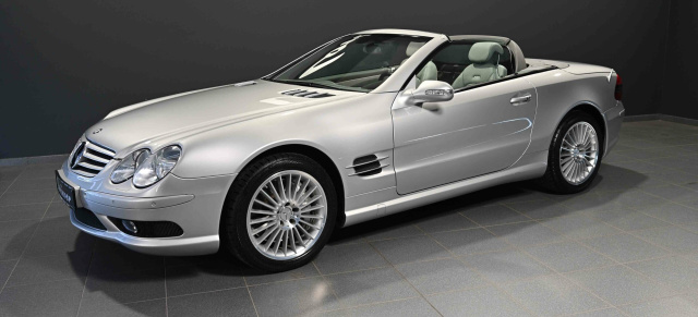 Sterne unterm Hammer: Mercedes-Benz SL 55 AMG (R230) von Lorinser Classic: Aus zweiter Hand: Power-SL mit erst 35.100 Kilometern