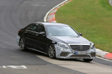 Mercedes Erlkönig erwischt: Spy Shot: Aktuelle Bilder vom Mercedes-AMG S63 Facelift