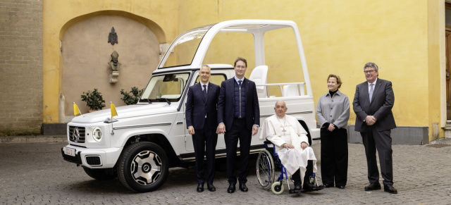 Erstes elektrisches „Papamobil“ von Mercedes-Benz: Heilig's Elektro-Blechle