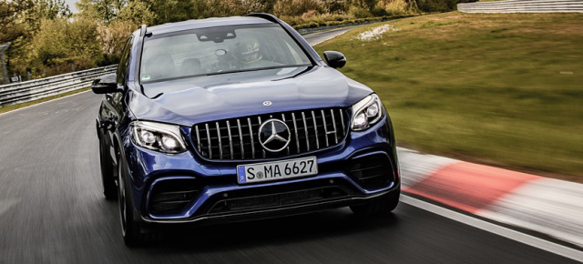 Mercedes-AMG GLC 63 S 4MATIC+ ist schnellstes Serien-SUV auf der Nordschleife : Rekordfahrt durch die grüne Hölle: GLC 63 S 4MATIC+ (Video)