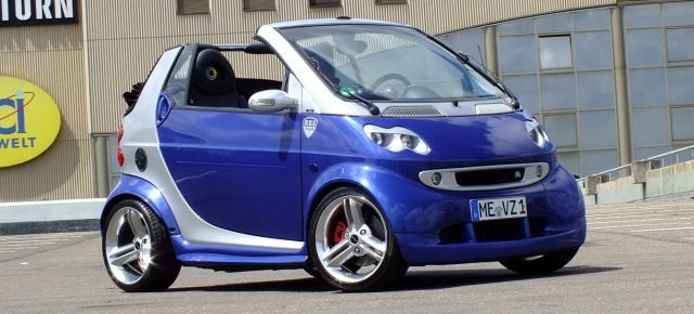 Tuning auf die kleine Art: Smart Cabrio (450): 2004er Fortwo im attraktiven Sportdress