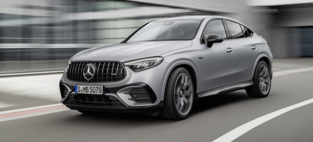 Mercedes-Debüt: Das neue Mercedes-AMG GLC Coupé: Starkes Star-Debüt: AMG GLC rollt mit bis zu 680 PS an