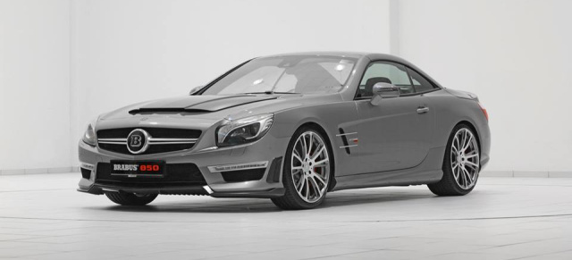 Rasanter Roadster:  BRABUS 850 SL  mit 850 PS: 850 PS und 1.450 Nm Drehmoment im Mercedes S63 AMG