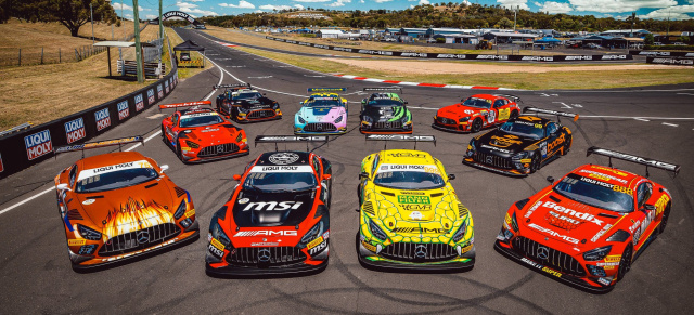 Auftakt zur Intercontinental GT Challenge in Bathurst: Vollgas für Mercedes-AMG in Downunder