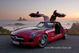 Mercedes Benz SLS AMG: Träumen erlaubt!: Fahrpräsentation des neuen Mercedes-Traumwagen in Laguna Seca, USA - Verkauf startet am 16. November 2009- Preis: 177.310 €- alle technischen Daten-neue Bilder!