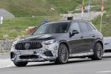 Mercedes-AMG Erlkönig erwischt: Der neue GLC 63 zeigt sich mit weniger Tarnung