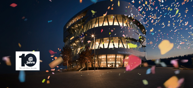 Mercedes-Benz Museum: Glänzendes Jubiläumsjahr: Erstmals über 800 000 Besucher im Mercedes-Benz-Museum 