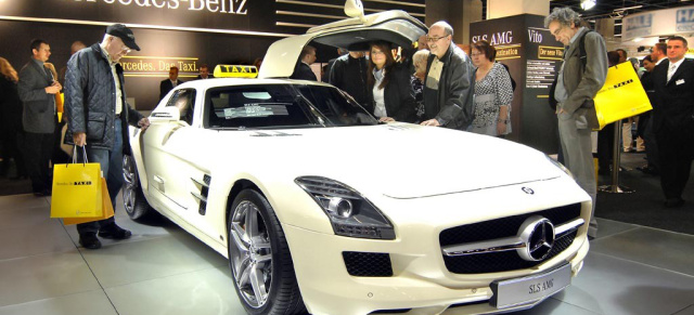 Das schnellste Taxi der Welt: Mercedes-Benz SLS: 