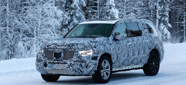 Mercedes-Benz Erlkönig erwischt: Star Spy Shot: Aktuelle Bilder vom Mercedes-Benz GLS 2019