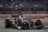 Formel 1 Singapur: Rosberg punktet  : Platz fünf fürMercedes-Benz  Silberpfeil-Pilot beim Singapur Grand Prix